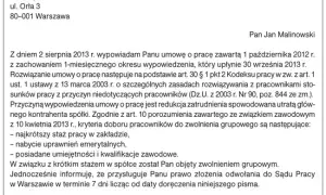 Redukcja zatrudnienia jako przyczyna wypowiedzenia - co musisz wiedzieć