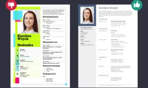 Karolina Wójcik, studentka finansów, szuka pracy. Jej hobby to matematyka i taniec, co może być atutem w CV.