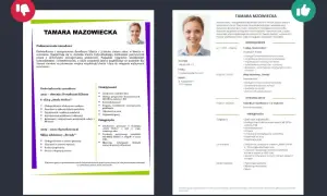 Curriculum vitae Tamary Mazowieckiej: doświadczenie w e-commerce, obsługa klienta, sprzedaż, umiejętności językowe i komputerowe.