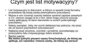 Jak powinien wyglądać list motywacyjny: dokument przedstawiający Cię pracodawcy, rozwijający CV, pisany szczerze i bez błędów.