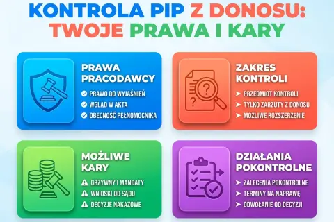 Kontrola PIP z donosu: prawa pracodawcy, zakres kontroli, możliwe kary i działania pokontrolne. Państwowa Inspekcja Pracy nadzór i kontrolę nad przestrzeganiem prawa pracy sprawuje.