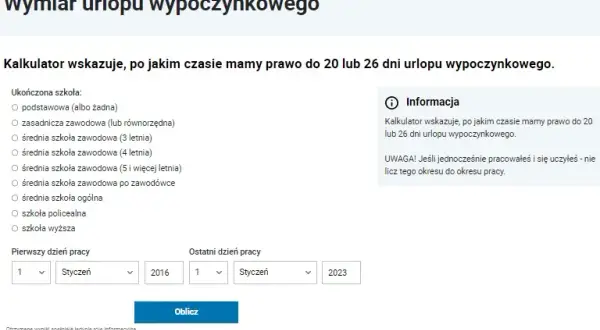 Ile przysługuje urlopu w 1 klasie zawodowej? Sprawdź swoje prawa!