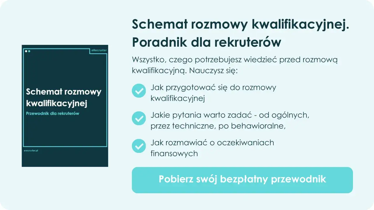 Przewodnik dla rekruterów: Schemat rozmowy kwalifikacyjnej. Pomoc w selekcji kandydatów, pytania i przygotowanie do rozmowy.