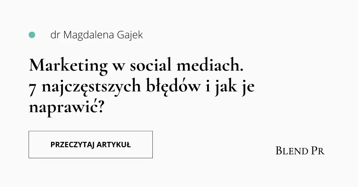 Zdjęcie Jak zacząć social media marketing i uniknąć najczęstszych błędów