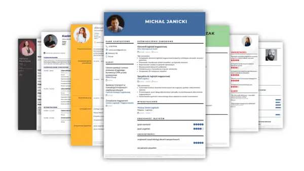 CV bez doświadczenia: Michał Janicki, kierownik logistyki, przedstawia swoje umiejętności i kursy, mimo braku doświadczenia w tej dziedzinie.