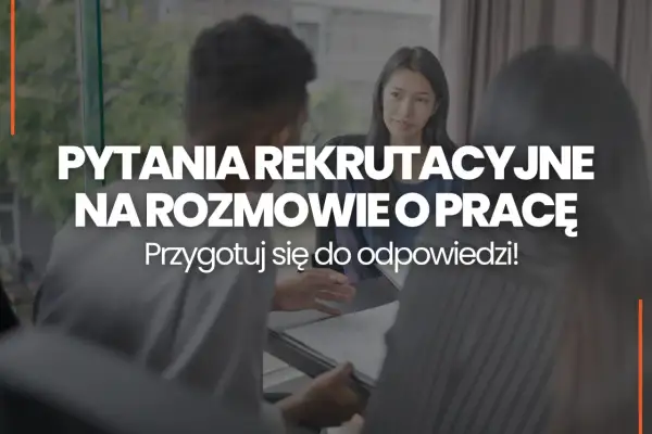 Pytania rekrutacyjne na rozmowie o pracę. Kobieta rekruterka słucha kandydata, który przygotowuje się do odpowiedzi.
